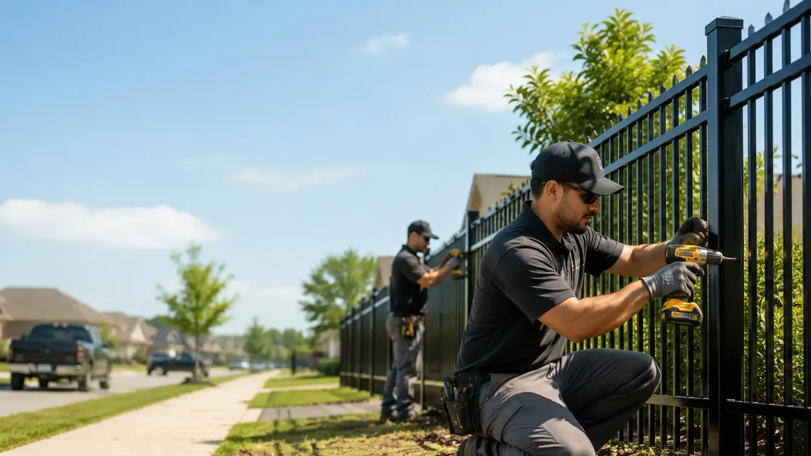 Metal Fence Installation in Ben Bolt, TX
